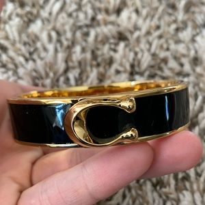 Coach bangle bracelet. Excellent condition as seen in pics. No trades.